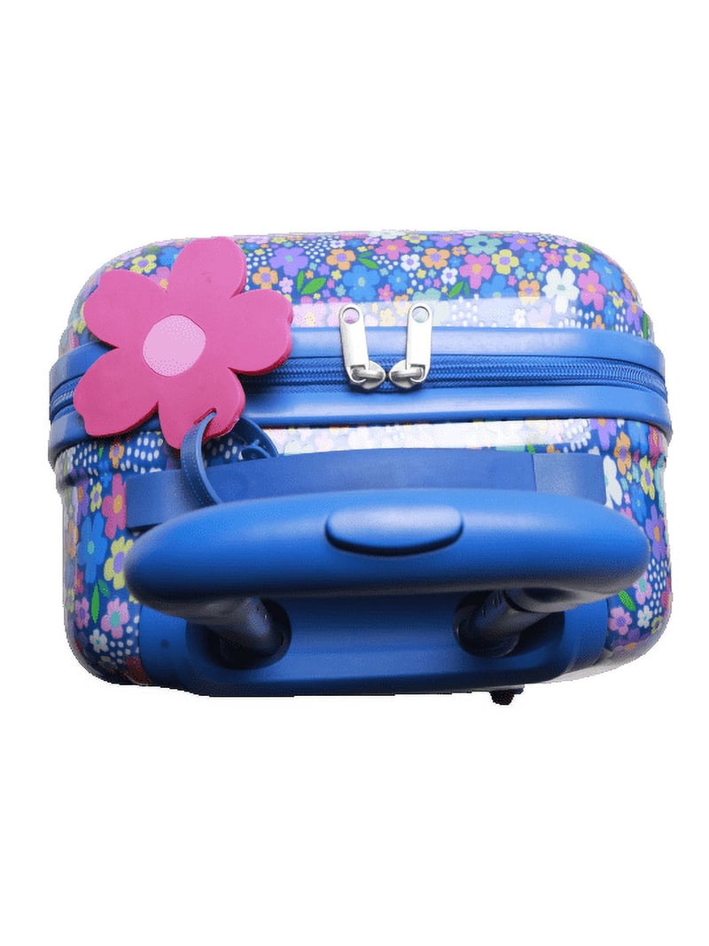 CRCKT 21-inch Flower Power Hardside Carry-On Kids Luggage With