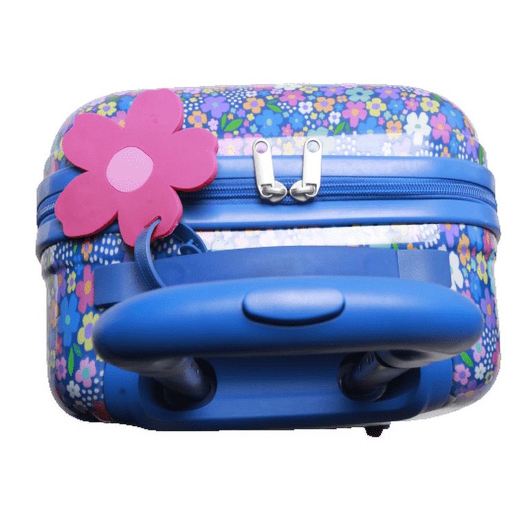 CRCKT 21-inch Flower Power Hardside Carry-On Kids Luggage With