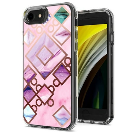 Marble Series Dual Layer Designer Case for iPhone SE (3rd gen & 2nd gen) and iPhone 8/7/6S/6 - Tiles