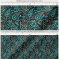 thumbnail image 2 of Soimoi Cotton Cambric Fabric Floral & Paisley Print Fabric by The Yard 56 Inch Wide, 2 of 7