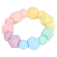 thumbnail image 4 of Silicone Baby Teether, Discomfort Relief Bracelet Shape Easy To Grip Beaded Teether Ring Safe To Use For Hospital ANGGREK AG2012, 4 of 8