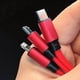 thumbnail image 4 of Cargador 3 en 1 Cable de datos Tipo C para iOS para Android Adaptador retráctil Carga rápida Multifunción Portátil Tipo 1, 4 of 5