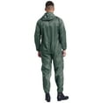 thumbnail image 5 of Aislor Men's Anti-Static Dustproof Hooded Coveralls Blend Work Zipper Jumpsuits Workshop Uniforms Gray L, 5 of 7