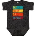 thumbnail image 3 of Inktastic DJ Eat Sleep DJ Repeat Music Boys or Girls Baby Bodysuit, 3 of 5