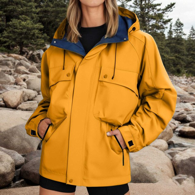 TINZ Manteau Grande Taille pour Hommes et Femmes Léger Coupe-Vent Respirant Veste Extérieure pour Randonnée et Tenue Décontractée Manteau d'Hiver Grande Taille