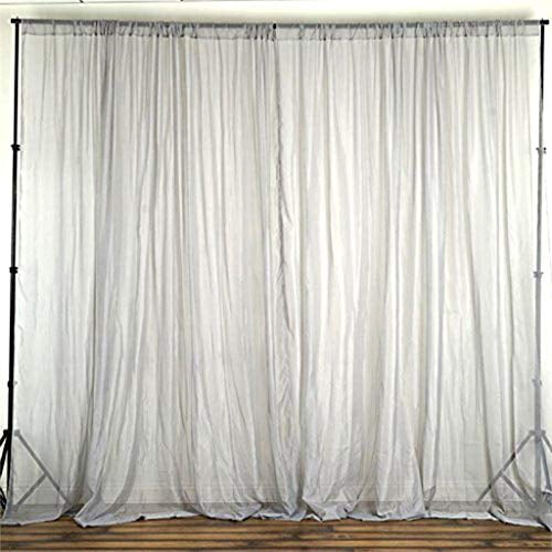 Ak Trading Co 120 Wide 10ft Sheer Voile D Panels For Backdrop Wedding Events Ceiling Sheer Voile D Panels For Backdrop, Wide Curtain Panels