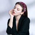 thumbnail image 3 of 4 Pack Bandeau Femme Style Boho Floal Croisé Bandeau pour Cheveux, 3 of 9
