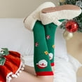 thumbnail image 6 of SYMOID Cotton Christmas Crew Socks for Women - Green with Santa & Gift Box, One Size Fits Most Adults & Teens, 1 Pair Comfortable Breathable Holiday Socks,Size Free Size, 6 of 6