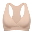 thumbnail image 6 of Women Racerback Nursing Sleep Bras for Breastfeeding Crossover Wireless Maternity Bralette Comfy, 6 of 6