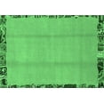 thumbnail image 1 of Ahgly Company Indoor Rectangle Abstract Emerald Green Modern Area Rugs, 5' x 8', 1 of 4