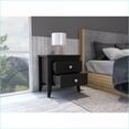 thumbnail image 6 of Bedroom Nightstand | Modern 2-Drawer | 26.62”W x 15.74”D | Ivory | Engineered Wood, 6 of 12