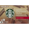 Starbucks Flavored Ground Coffee Cinnamon Dolce -- 10 K-Cups