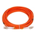 thumbnail image 1 of Unique Bargains Câble de Patch de Fibre 10 Mètres 32,8 Pi Multimode LC-LC OM2 LSZH à Fibre Optique Orange pour Émetteur-Récepteur Réseau 1 Pce, 1 of 6