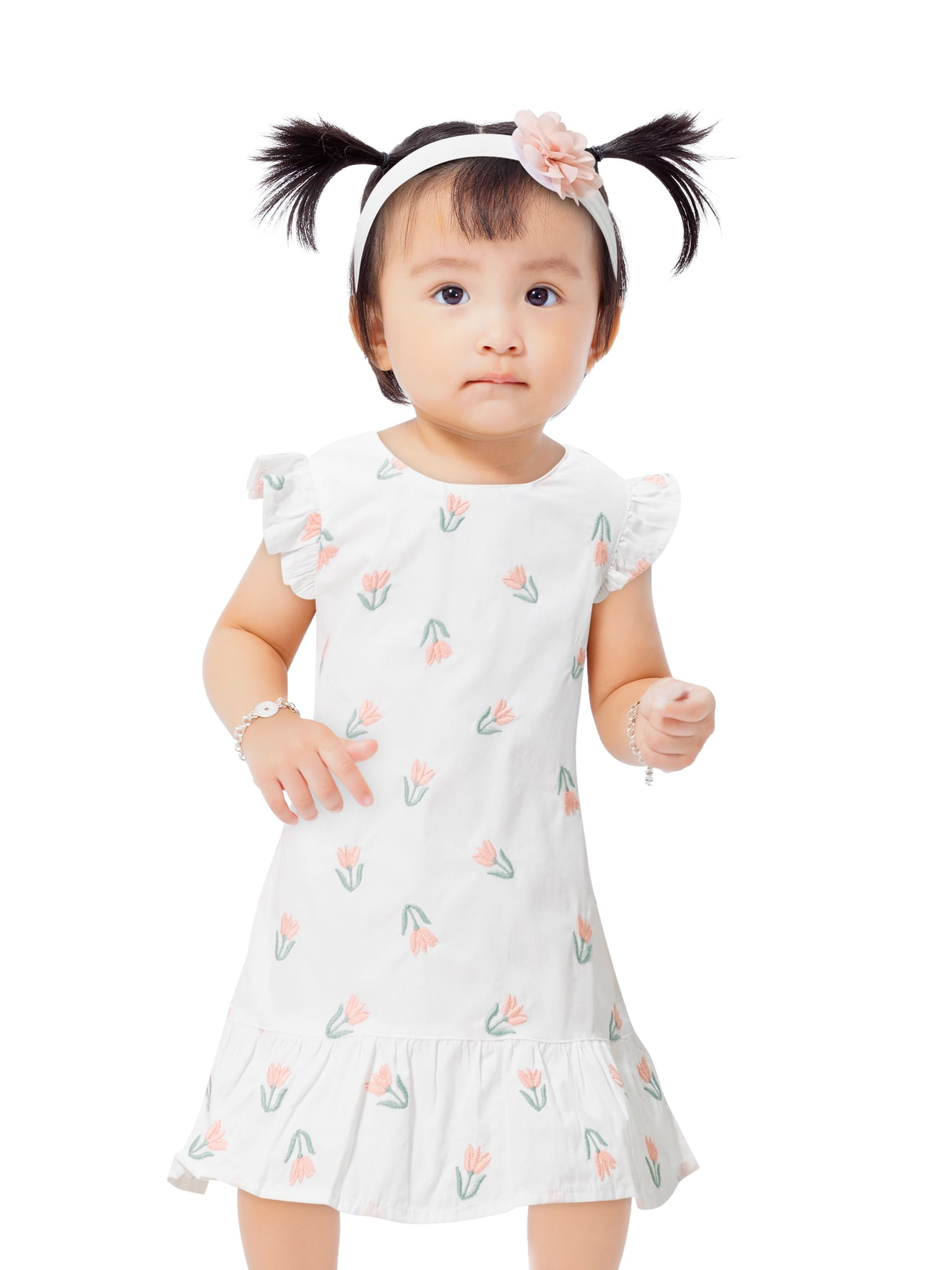 Nicole Miller Infant Girls' Dress and Bloomer, 2-Piece Set, Sizes 12M-24M