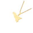 thumbnail image 1 of fastboy Show Love With Exquisite Name Pendant Necklace Gift For Mothers And Sisters Smooth Line Stainless gold, 1 of 6