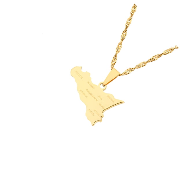 fastboy Show Love With Exquisite Name Pendant Necklace Gift For Mothers And Sisters Smooth Line Stainless gold
