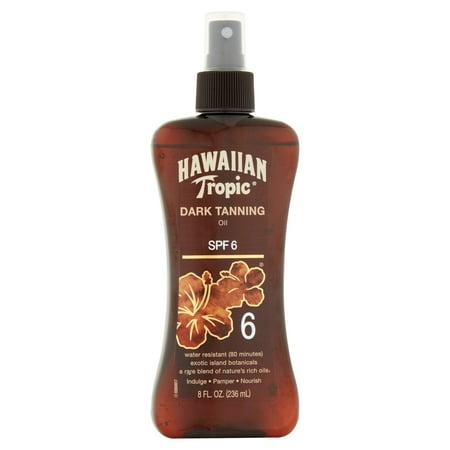 Hawaiian Tropic Dark Tanning Oil SPF 6, 8 fl oz