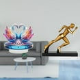 thumbnail image 2 of Escultura Abstracta De Cisne Acrílico, Centro De Mesa Moderno, Figurita, Estantería, Oficina, Entrada, Decoración Del Hogar, Adorno., 2 of 8