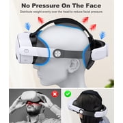 Advanced Adjustable VR Head Strap for Meta Quest 2/3/3S – Precision Fit, Comfort Design & Quick
