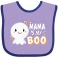 thumbnail image 3 of Inktastic Mama is My Boo with Cute Ghost Boys or Girls Baby Bib, 3 of 4