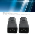 thumbnail image 3 of Adaptador de enchufe de Alimentación C20 A C21, IEC320 C20 A IEC320 C21 Adaptador de Potencia Diseño Diseño de Cober CoppUera 16A-20a Profesional para lámpara de Escritorio, 3 of 7