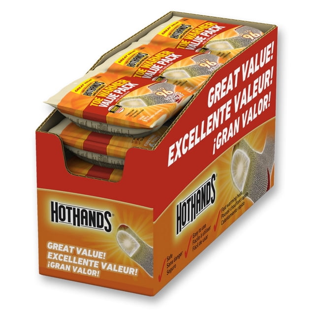 Calentadores de dedos HotHands, duraderos, seguros y naturales, 72 pares