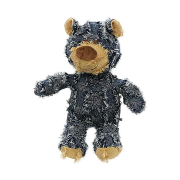 Teissuly European And American Style Pet Plush Bear Toy, Dog Biting And Making Noise, Tricolor Beggar Bear Toy Teissuly WER202310162264