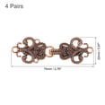 thumbnail image 2 of 4 Pack Vintage Sweater Clips, Retro Shawl Clips Cape Cloak Clasp Cardigan Collar Brooch Clip(Copper), 2 of 6