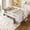 White, variant on Harper & Bright Designs Full Size Platform Bed with Guardrail and Storage Drawers, Wood Platform Bed Frame with Two-Step Ladder for Boys Girls, Pink