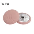 thumbnail image 3 of Uxcell 10pcs 36L Fabric Cloth Covered Button 23mm Metal Shank Round Sewing Buttons for Suits Dress Blouses, Pink, 3 of 5