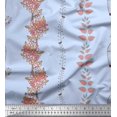 thumbnail image 1 of Soimoi Velvet Fabric Bird,Cage & Floral Artistic Print Sewing Fabric Yard 58 Inch Wide, 1 of 1