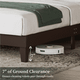 thumbnail image 6 of Renwick Queen Size Modern Farmhouse Platform Bed for Adults, Espresso, 6 of 10