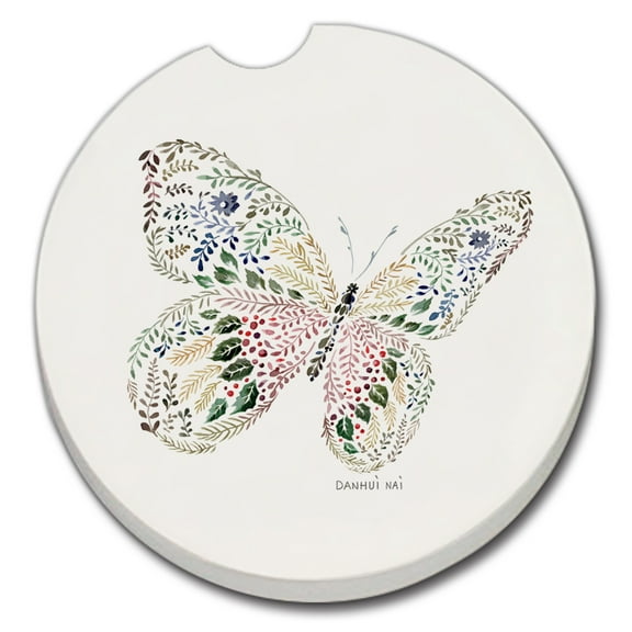 Thirstystone "Nature Butterfly" Single Absorbent Stone Car Coaster