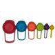 thumbnail image 1 of Juego de cucharas medidoras de plástico, 6 unidades, 6 gramos, 1 of 4