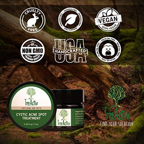 tree active cystic acne spot treatment