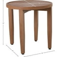 thumbnail image 3 of Meridian Furniture Maui Natural Outdoor Patio End Table, 3 of 6