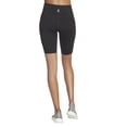 thumbnail image 1 of Pantalones cortos de bicicleta Skechers GO Walk de cintura alta para mujer, color negro XL, 1 of 6