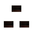 thumbnail image 4 of Justharion Pattern PVC Woven Table Mat Placemats Stain Resistant Bowl Cup Dish Rectangle Insulation Waterproof Mats Brown 3Set, 4 of 6