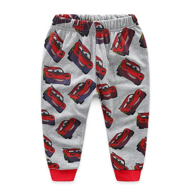 Car Lightning Mcqueen Boys Kids Pajamas Set Sleepwear Nightwear Outfit(4-5  Years) 