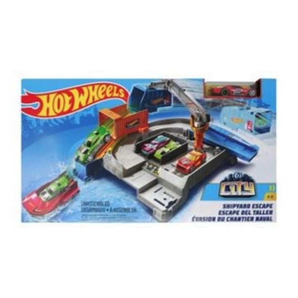 Hot Wheels City Shipyard Escape Playset