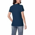 thumbnail image 6 of THDHVS Maternity Shirts for Women,Maternity T Shirts,Womens Maternity Shirts Casual Textured Short Sleeve Crew Neck Spring Summer Pregnancy Tops Navy XL, 6 of 7