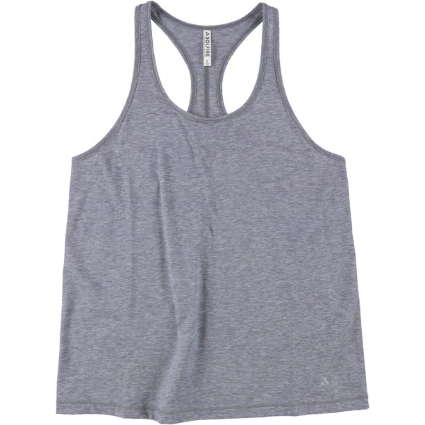 SOLFIRE Womens Jessica Heathered Racerback Tank Top hthrgry L