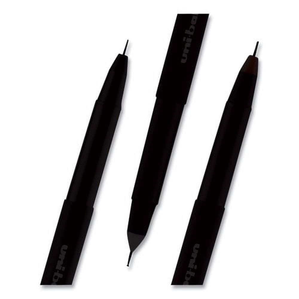 "Onyx Roller Ball Pen, Stick, Fine 0.7 Mm, Red Ink, Black Matte Barrel, Dozen | Bundle of 2 Dozen"