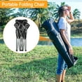 thumbnail image 4 of FUNDANGO Portable Outdoor Loveseat Chair, Double Seat Design for 2 Persons, Perfect for Outdoor Use, Black/Grey, 4 of 8