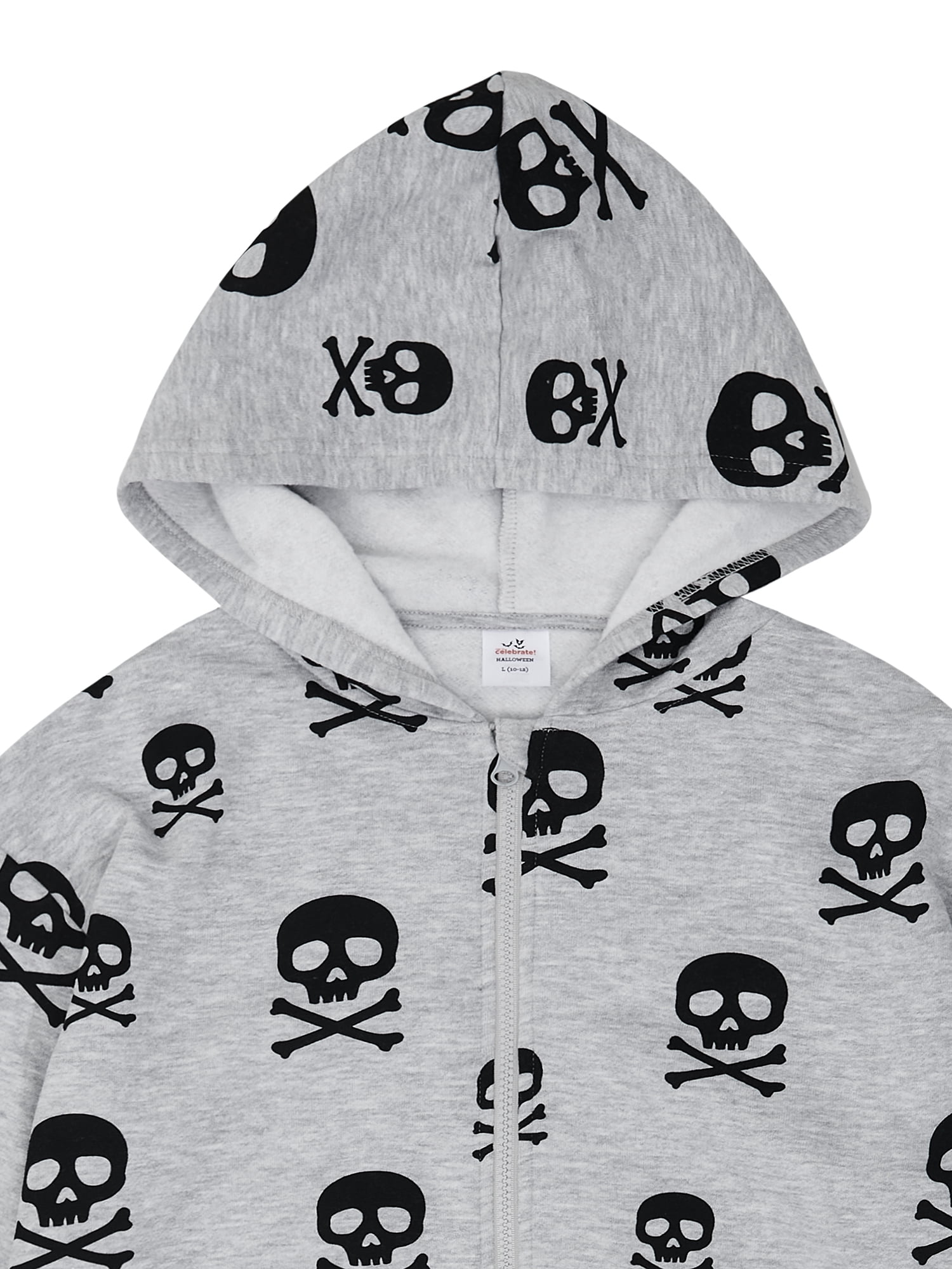 Way To Celebrate Boys Halloween Hoodie, Sizes 4-18 & Husky