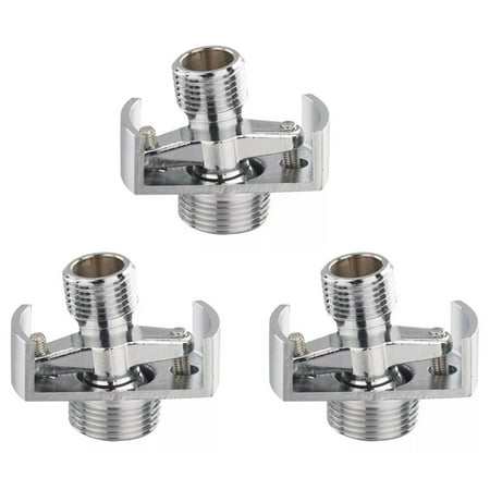 

3X Adjusting the of Pipe Copper Shower Head Angled Curved Foot Eccentric Screw Faucet Accessor A