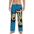 thumbnail image 2 of Lsque Adventure Awaits Print Men's Pajama Pants, Lounge Pant - Comfortable Home Wear,Elastic Waistband, Stylish Design-Small, 2 of 9