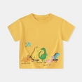 thumbnail image 2 of TAIAOJING Boy Girl Versatile T-Shirts Dinosaurs Printed Short Sleeve O-Neck Stylish Tshirts Stylish Top For Toddler To Teenager Relaxed Fit Lightweight Daily Wear, 2 of 3