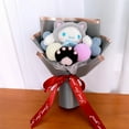 thumbnail image 6 of Kuromi My Melody Cinnamoroll Hello Kitty Sanrio Anime Doll Toy Cartoon Plush Bouquet Woman Valentine‘s Day Girls Christmas Gifts, 6 of 7