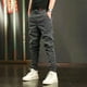 thumbnail image 3 of Pantalones para hombre, nuevos pantalones cargo casuales de primavera y verano para hombre, moda de lujo, estilo coreano, Y2k, vintage, emo, corte regular, 3 of 5